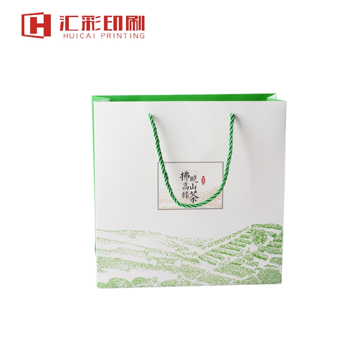 我司為客戶(hù)量身定制印刷茶葉手提紙袋，彰顯品牌魅力